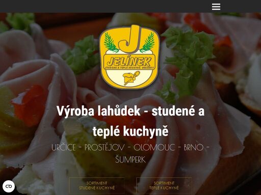 jelínek - výroba lahůdek, chlebíčků, baget, salátů, obložených mís, studené a teplé kuchyně v okrese prostějov a olomouc.