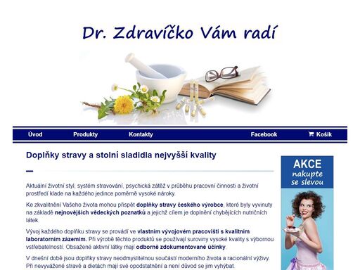 aktuální životní styl, systém stravování, psychická zátěž v průběhu pracovní činnosti a životní prostředí klade na každého jedince poměrně vysoké nároky. ke zkvalitnění vašeho života mohou přispět doplňky stravy českého výrobce