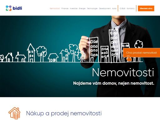 bidli,nemovitosti sen o vlastním šťastném a spokojeném domově má každý z nás. cesta za jeho splněním je ale mnohdy komplikovaná, plná překážek a těžkých rozhodnutí. stávají se z nás průvodci na cestě za novým domovem. průvodci, kteří jsou pro své klienty spíše rodinným známým, který pomáhá splnit společný sen. průvodci, díky kterým je těžký a komplikovaný proces hračka. přímočarost a chytrost s jakou se s námi klienti dostanou ke svým domovům, vyjadřujeme měkkým 'i' v našem názvu - právě proto říkáme bidli - se vším všudy.