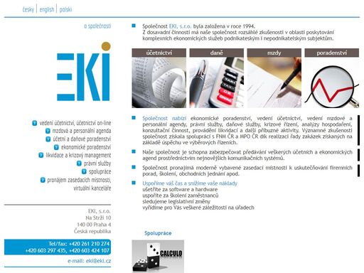 eki, s.r.o. - ekonomika, poradenství, účetnictví, daně