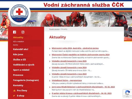 vodní záchranná služba ččk vodní záchranná služba ččk, z.s. byla založena v roce 1968. je největší a nejstarší celostátní organizací věnující se vodní záchraně, vzdělávání a záchranářskému sportu. v současné době působí ve dvanácti krajích české republiky a je aktivní součástí integrovaného záchranného systému čr. vzs je členem mezinárodní organizace vodní záchrany ils – international