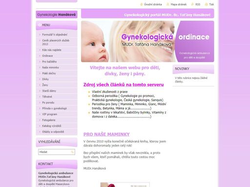 gynekologická ordinace, gynekologická poradna
