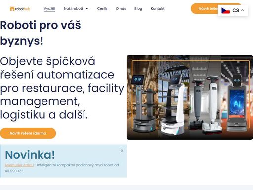 naši roboti přinášejí revoluci do mnoha odvětví, od logistiky po gastro provozy. zvyšte efektivitu, ušetřete náklady a inspirujte se příklady, jak mohou naše