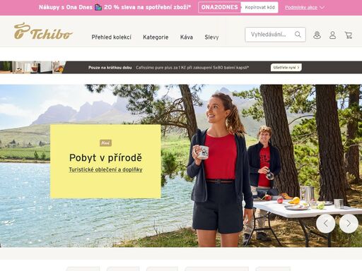 každé úterý objevujte v e-shopu tchibo.cz nový svět výrobků z kategorie móda, domácnost, technika nebo sport.