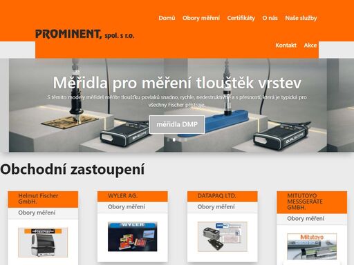 prodej, výroba, instalace a servis měřící a zkušební techniky