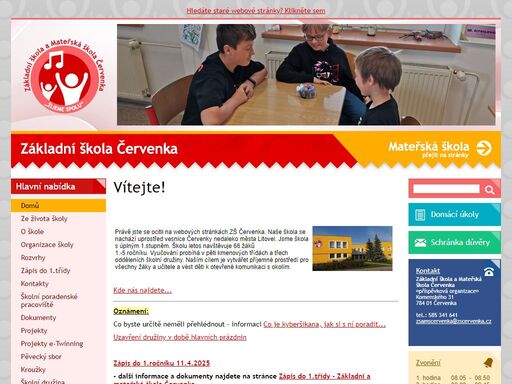 www.zscervenka.cz