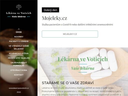www.lekarnavevoticich.cz