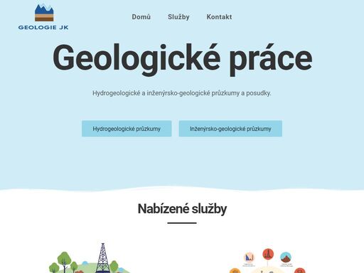 geologické práce, průzkumy a posudky. provádím průzkumy a posudky pro vsakování srážkových vod, likvidaci předčištěných odpadních vod, studny, zakládání staveb.