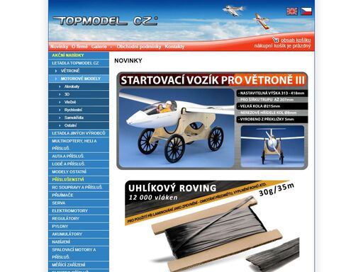 topmodel cz, production of airplane models first-class quality.