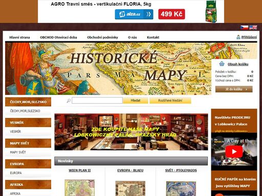historické mapy