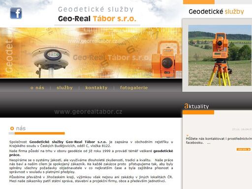geodetické služby geo-real tábor s.r.o. / www.georealtabor.cz