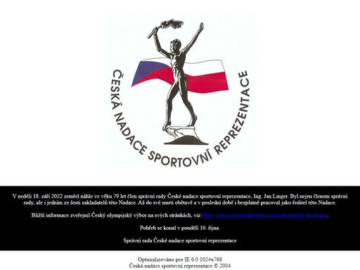 nadace zabývající se finanční podporou české reprezentace