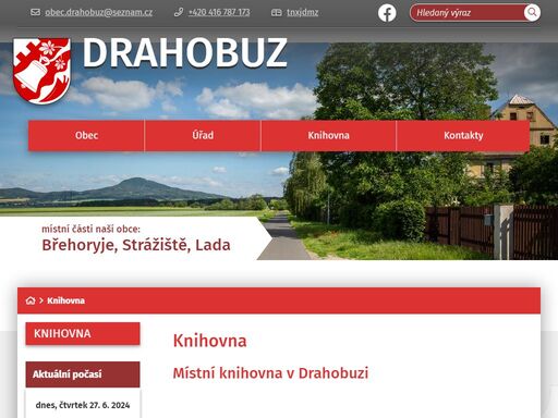 oficiální stránky obce drahobuz