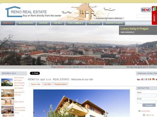 renoreal.cz - prodej a pronájem luxusních nemovitostí v praze přímo od majitele