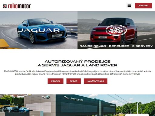 autorizovaný prodejce a servis jaguar a land rover