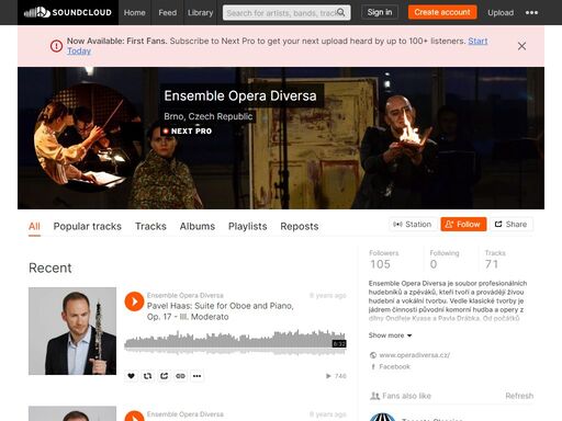 play ensemble opera diversa and discover followers on soundcloud | stream tracks, albums, playlists on desktop and mobile.