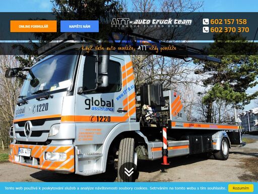 att - auto truck team s.r.o. | odtahová služba brno
