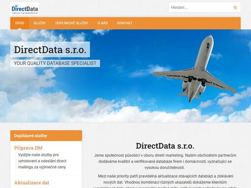    
   
   
   
directdata s.r.o.   
jsme společnost působící v oboru direkt marketing. našim obchodním partnerům dodáváme kvalitní a verifikované databáze...