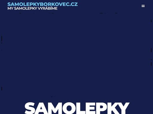 www.samolepkyborkovec.cz