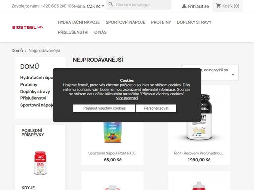 biosteel - oficiální český distributor a eshop sportovní výživy