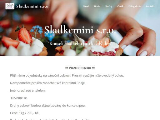 www.sladkemini.cz