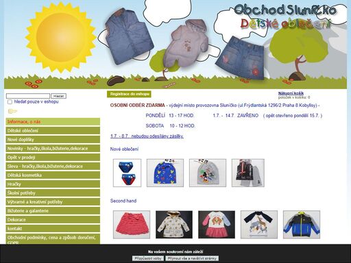 dětské oblečení z anglie, next, outlet a second hand,praha 8,osobní odběr