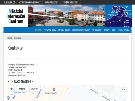 informační centrum města rumburk