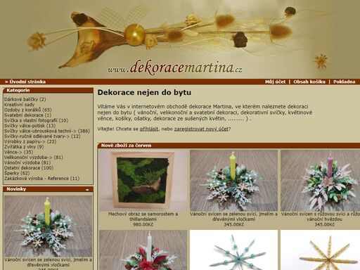 www.dekoracemartina.cz
