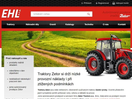 prodáváme české traktory zetor, které vynikají svou kvalitou, cenou i úsporou nákladů za ztížených podmínek. přidejte se ke spokojeným uživatelům i vy
