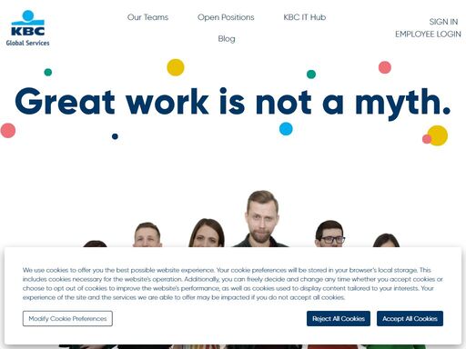 we have room for talents at kbc global services. learn more about who we are, what we do, and how does it feel to be on board with us in brno.
