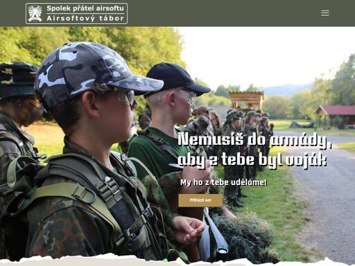 chcete poslat svoje děti na jedinečný letní dětský tábor? a co zkusit airsoft? nabízíme airsoftový tábor a  víkendové srazy.