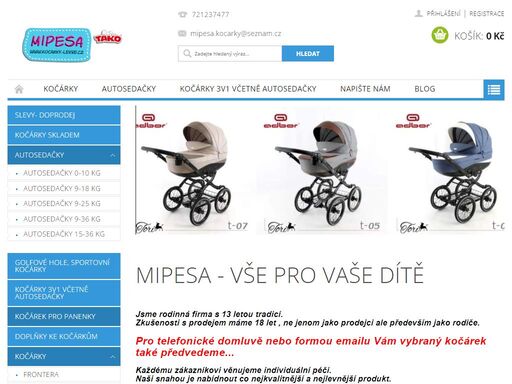 www.mipesa-kocarky.cz