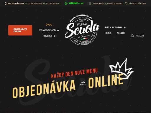 www.pizzascuola.cz