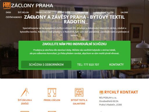 zaclony-praha.cz