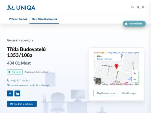 uniqa.cz/detaily-pobocek/most-tr-budovatelu