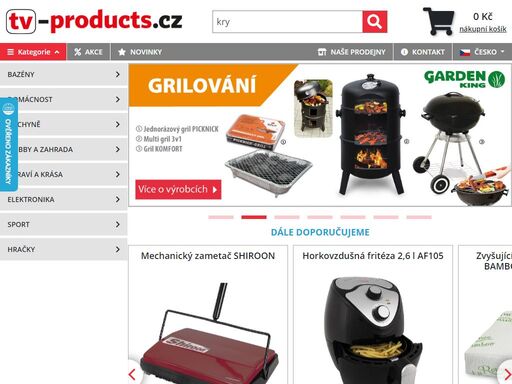 tv-products.cz ? náš tv shop vám nabízí výhodné cenové akce na výrobky z teleshoppingu. ? nakupujte chytře, ušetříte čas i peníze.