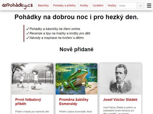 ? pohádky a básničky ke čtení online. ? recenze a tipy na hračky a knížky pro děti. ? návody a inspirace na tvoření s dětmi.