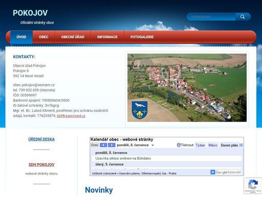 www.obecpokojov.cz