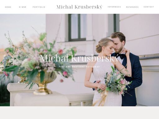 stránka svatebního a portrétního fotografa michala krusberského. michal krusberský fotí ve fine art stylu. jak takové fotky vypadají naleznete na tomto webu.