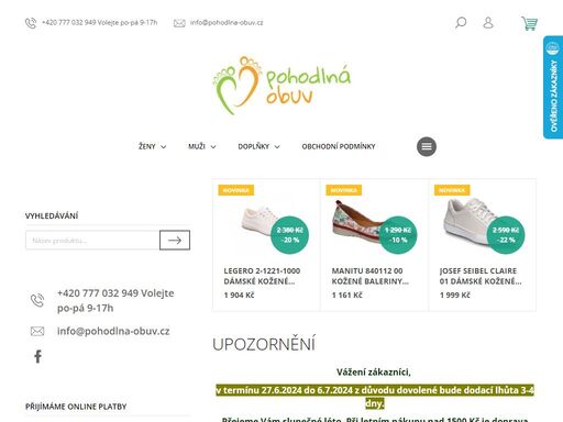 www.pohodlna-obuv.cz