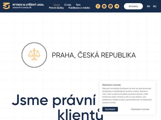 advokátní kancelář rytikov & utěšený legal s.r.o. | praha, česká republika