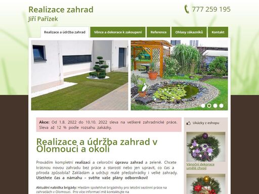 www.zahrady-parizek.cz