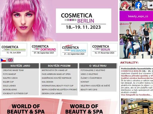 největší mezinárodní veletrh kosmetiky, kadeřnictví, wellness a spa v české republice.