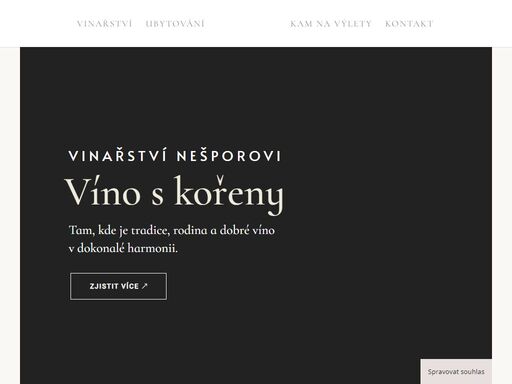 www.vinarstvinesporovi.cz