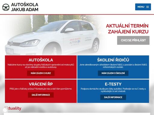 www.autoskolaadam.cz