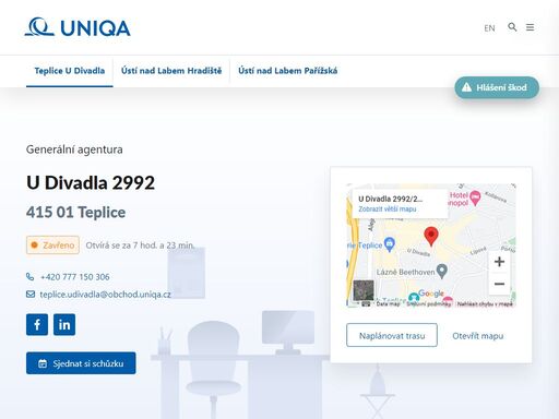 uniqa.cz/detaily-pobocek/teplice-mirove-nam.html