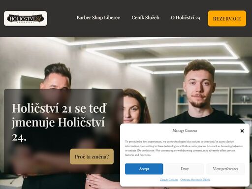 přijď navštívit naše moderní pánské holičství v centru liberce. dostaneš tu prémiovou péči, perfektní sestřih a drink k tomu.