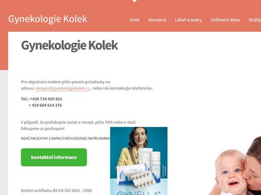 www.gynekologiekolek.cz