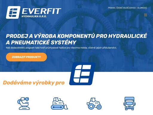 everfit hydraulika se zabýváme se výrobou vysokotlakých hydraulických hadic, použitelných pro všechny typy strojů ve všech oborech.