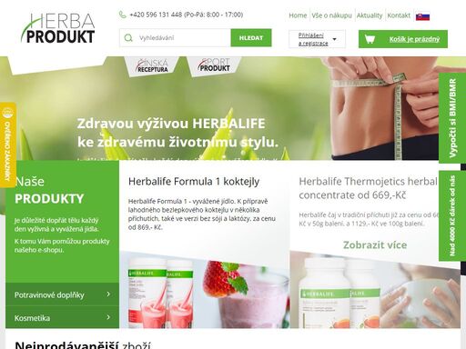 herbalife, lr health & beauty, duolife, tiens za trvale nízké ceny | regulace váhy | péče o pleť | herbaprodukt.cz 